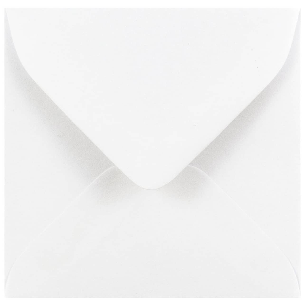 JAM Paper 3" White Square Invitation Envelopes